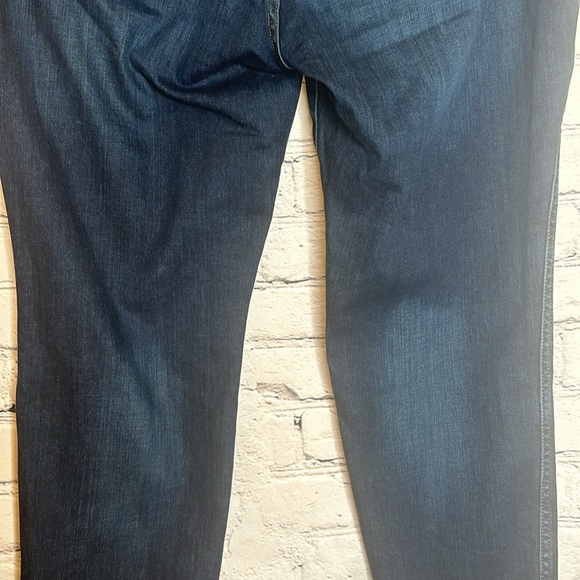 J. Crew Vintage Slim Straight Frayed Hem Blue Jeans Size 32 Petite - Picture 12 of 15